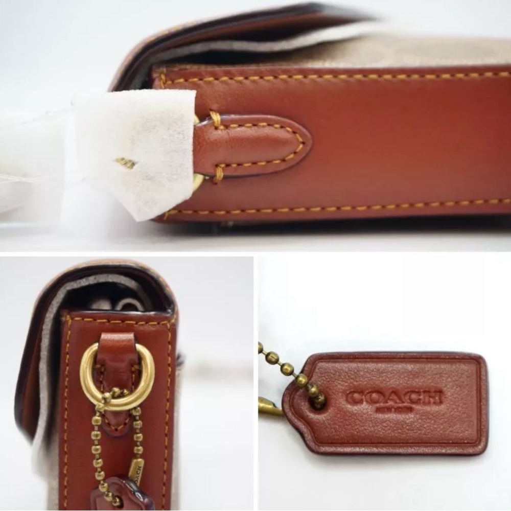 New COACH Signature Coated Canvas Wyn Crossbody with Removable Card Case - Picture 5 of 11
